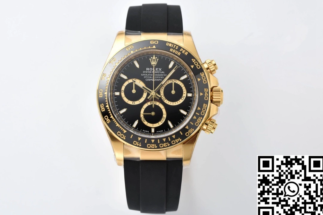 Clean Daytona Bezel Black Factory Cosmograph M126518 Rolex 1120